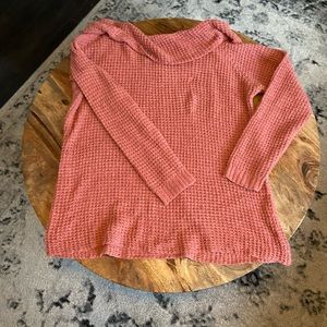 Goodnight Macaroon Coral Off The Shoulder Sweater